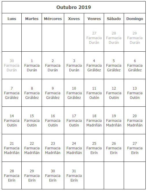 farmacia outubro ga